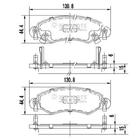 Nipparts Remblokset J3608025 Nipparts Remblokset J3608025