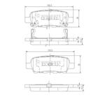 Nipparts Remblokset J3611044 Nipparts Remblokset J3611044