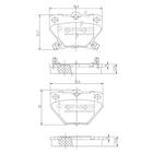 Nipparts Remblokset J3612018 Nipparts Remblokset J3612018