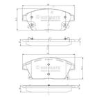 Nipparts Remblokset N3600915 Nipparts Remblokset N3600915