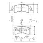 Nipparts Remblokset N3606021 Nipparts Remblokset N3606021