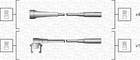 Bougiekabelset Magneti Marelli 941318111145 Bougiekabelset Magneti Marelli 941318111145