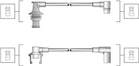 Bougiekabelset Magneti Marelli 941145260723 Bougiekabelset Magneti Marelli 941145260723