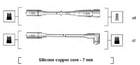 Bougiekabelset Magneti Marelli 941055040529 Bougiekabelset Magneti Marelli 941055040529