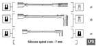 Bougiekabelset Magneti Marelli 941095620602 Bougiekabelset Magneti Marelli 941095620602