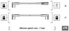 Bougiekabelset Magneti Marelli 941095860624 Bougiekabelset Magneti Marelli 941095860624