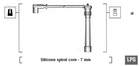 Bougiekabelset Magneti Marelli 941095910629 Bougiekabelset Magneti Marelli 941095910629