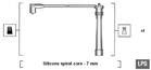 Bougiekabelset Magneti Marelli 941095980634 Bougiekabelset Magneti Marelli 941095980634