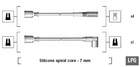 Bougiekabelset Magneti Marelli 941105150639 Bougiekabelset Magneti Marelli 941105150639