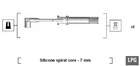 Bougiekabelset Magneti Marelli 941105280650 Bougiekabelset Magneti Marelli 941105280650