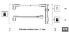 Bougiekabelset Magneti Marelli 941125290681 Bougiekabelset Magneti Marelli 941125290681