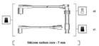 Bougiekabelset Magneti Marelli 941125300682 Bougiekabelset Magneti Marelli 941125300682