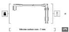 Bougiekabelset Magneti Marelli 941125390689 Bougiekabelset Magneti Marelli 941125390689