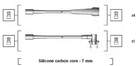 Bougiekabelset Magneti Marelli 941145190716 Bougiekabelset Magneti Marelli 941145190716
