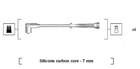 Bougiekabelset Magneti Marelli 941145350732 Bougiekabelset Magneti Marelli 941145350732