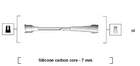 Bougiekabelset Magneti Marelli 941145430740 Bougiekabelset Magneti Marelli 941145430740