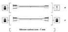 Bougiekabelset Magneti Marelli 941154070743 Bougiekabelset Magneti Marelli 941154070743
