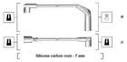Bougiekabelset Magneti Marelli 941155060744 Bougiekabelset Magneti Marelli 941155060744