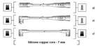 Bougiekabelset Magneti Marelli 941175070750 Bougiekabelset Magneti Marelli 941175070750