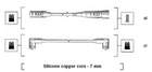 Bougiekabelset Magneti Marelli 941175080751 Bougiekabelset Magneti Marelli 941175080751