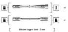 Bougiekabelset Magneti Marelli 941175140755 Bougiekabelset Magneti Marelli 941175140755