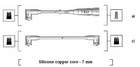 Bougiekabelset Magneti Marelli 941175230762 Bougiekabelset Magneti Marelli 941175230762