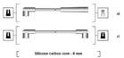 Bougiekabelset Magneti Marelli 941185100771 Bougiekabelset Magneti Marelli 941185100771