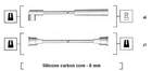 Bougiekabelset Magneti Marelli 941185220778 Bougiekabelset Magneti Marelli 941185220778