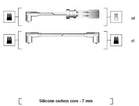 Bougiekabelset Magneti Marelli 941215100795 Bougiekabelset Magneti Marelli 941215100795