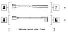 Bougiekabelset Magneti Marelli 941215210804 Bougiekabelset Magneti Marelli 941215210804