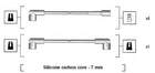 Bougiekabelset Magneti Marelli 941245020809 Bougiekabelset Magneti Marelli 941245020809