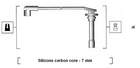 Bougiekabelset Magneti Marelli 941255070817 Bougiekabelset Magneti Marelli 941255070817