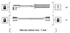 Bougiekabelset Magneti Marelli 941255080818 Bougiekabelset Magneti Marelli 941255080818