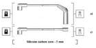 Bougiekabelset Magneti Marelli 941255170827 Bougiekabelset Magneti Marelli 941255170827