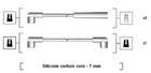 Bougiekabelset Magneti Marelli 941285070843 Bougiekabelset Magneti Marelli 941285070843