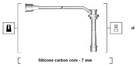 Bougiekabelset Magneti Marelli 941285100846 Bougiekabelset Magneti Marelli 941285100846