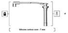 Bougiekabelset Magneti Marelli 941295120858 Bougiekabelset Magneti Marelli 941295120858
