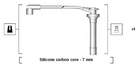 Bougiekabelset Magneti Marelli 941295130859 Bougiekabelset Magneti Marelli 941295130859