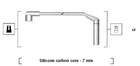 Bougiekabelset Magneti Marelli 941295010873 Bougiekabelset Magneti Marelli 941295010873
