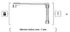 Bougiekabelset Magneti Marelli 941295060878 Bougiekabelset Magneti Marelli 941295060878