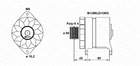 Alternator/Dynamo Magneti Marelli 054022654010