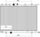 Radiateur Magneti Marelli 350213885000