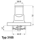 Thermostaat Wahler 310587d Thermostaat Wahler 310587d