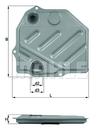 Knecht Filter/oliezeef autom.bak HX 46 Knecht Filter/oliezeef autom.bak HX 46