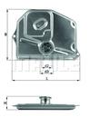 Knecht Filter/oliezeef autom.bak HX 47 Knecht Filter/oliezeef autom.bak HX 47