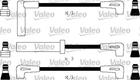 Bougiekabelset Valeo 346151 Bougiekabelset Valeo 346151