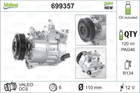 Valeo Airco compressor 699357 Valeo Airco compressor 699357