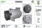 Valeo Airco compressor 699860 Valeo Airco compressor 699860