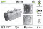 Valeo Airco compressor 813700 Valeo Airco compressor 813700
