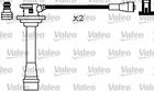 Bougiekabelset Valeo 346187 Bougiekabelset Valeo 346187